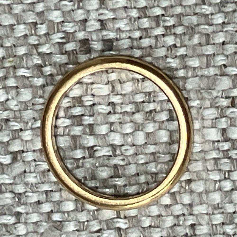 Vintage 18k ~1960s Gold Tiffany & Co Wedding Ring Wedding Band, Size 5